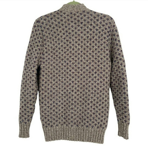 Woolrich Vintage Wool Blend Knitted Button Up Cardigan Sweater Made In USA Small - Picture 7 of 8